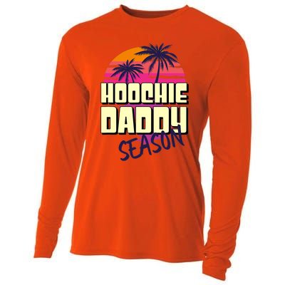 Hoochie Daddy Season Summer Beach Retro Father's Day Gift Cooling Performance Long Sleeve Crew