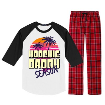 Hoochie Daddy Season Summer Beach Retro Father's Day Gift Raglan Sleeve Pajama Set