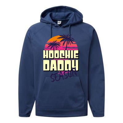 Hoochie Daddy Season Summer Beach Retro Father's Day Gift Performance Fleece Hoodie