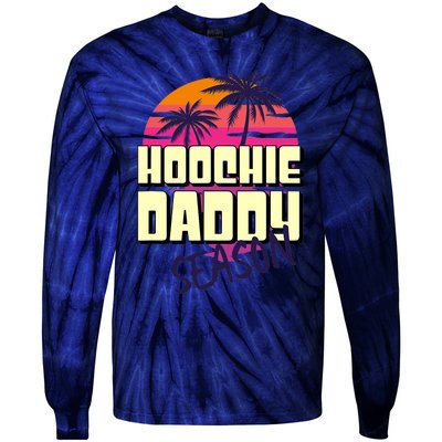 Hoochie Daddy Season Summer Beach Retro Father's Day Gift Tie-Dye Long Sleeve Shirt