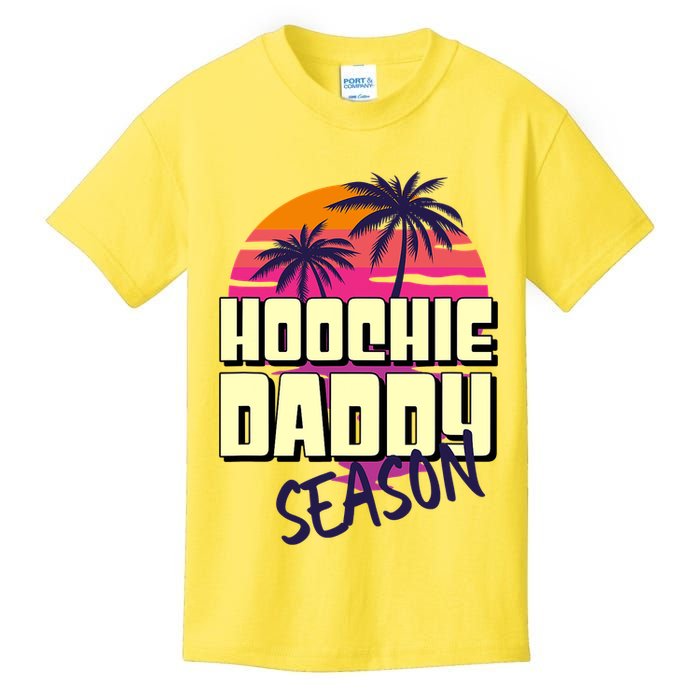 Hoochie Daddy Season Summer Beach Retro Father's Day Gift Kids T-Shirt