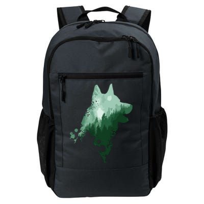 Husky Dog Silhouette American Husky Siberian Husky Daily Commute Backpack