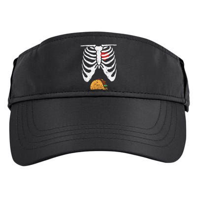 Halloween Dad Skeleton Taco Belly Funny Pregnancy Couple Adult Drive Performance Visor