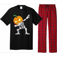 Halloween Dabbing Skeleton Scary Pumpkin Jack O Lantern Pajama Set