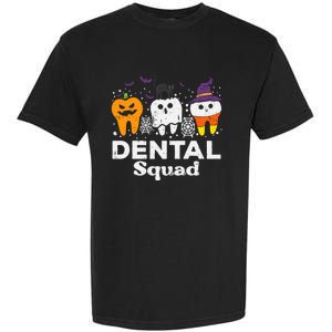 Halloween Dental Squad Teeth Funny Costume Dentist Gift Garment-Dyed Heavyweight T-Shirt