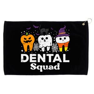 Halloween Dental Squad Teeth Funny Costume Dentist Gift Grommeted Golf Towel