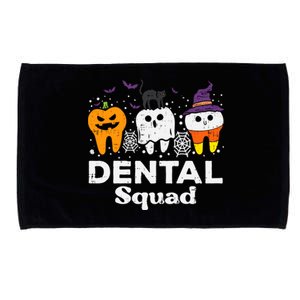 Halloween Dental Squad Teeth Funny Costume Dentist Gift Microfiber Hand Towel