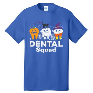 Halloween Dental Squad Teeth Funny Costume Dentist Gift Tall T-Shirt