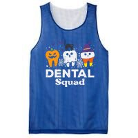 Halloween Dental Squad Teeth Funny Costume Dentist Gift Mesh Reversible Basketball Jersey Tank