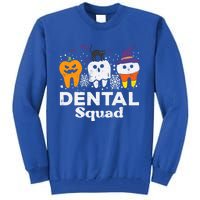 Halloween Dental Squad Teeth Funny Costume Dentist Gift Tall Sweatshirt