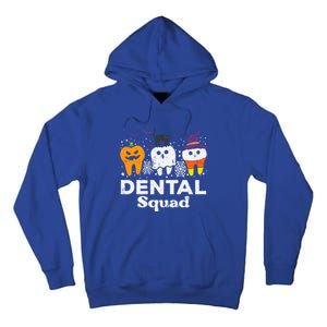 Halloween Dental Squad Teeth Funny Costume Dentist Gift Tall Hoodie