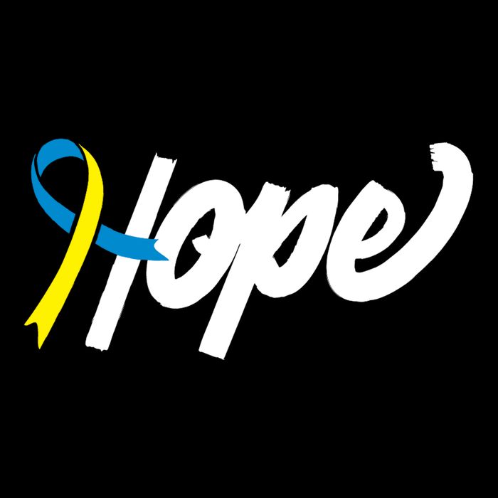 Hope Down Syndrome Awareness Ribbon Cooling Performance Crew T-Shirt