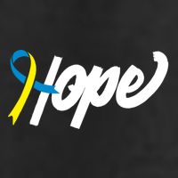 Hope Down Syndrome Awareness Ribbon Adult Drive Performance Visor