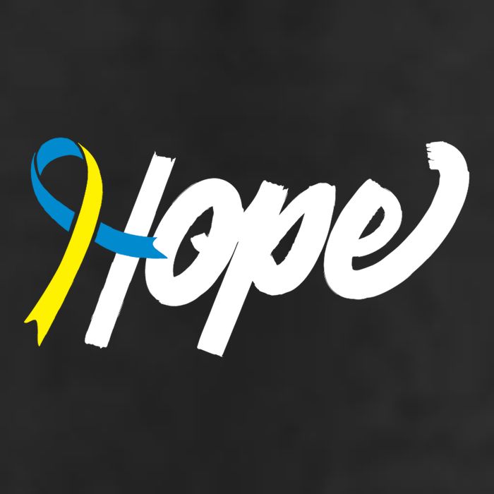 Hope Down Syndrome Awareness Ribbon Adult Drive Performance Visor