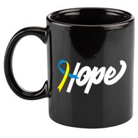 Hope Down Syndrome Awareness Ribbon 11oz C Handle Ceramic Mug