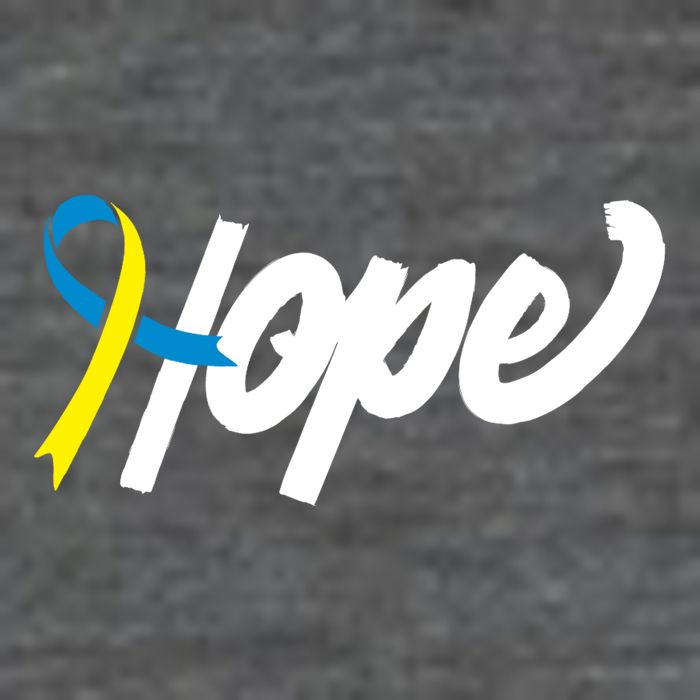 Hope Down Syndrome Awareness Ribbon T-Shirt