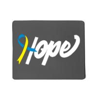 Hope Down Syndrome Awareness Ribbon Mousepad