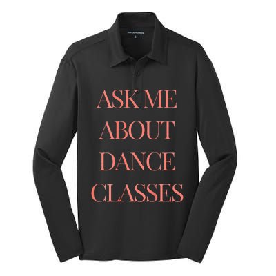 Hq Dance Studio Silk Touch Performance Long Sleeve Polo