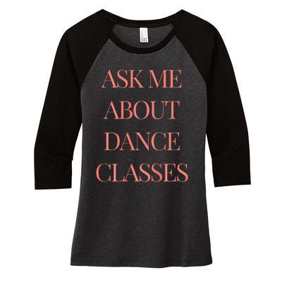 Hq Dance Studio Women's Tri-Blend 3/4-Sleeve Raglan Shirt