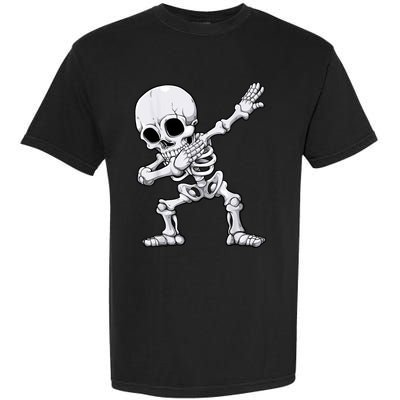 Halloween Dabbing Skeleton Skull Rib Cage Dab Dance Garment-Dyed Heavyweight T-Shirt