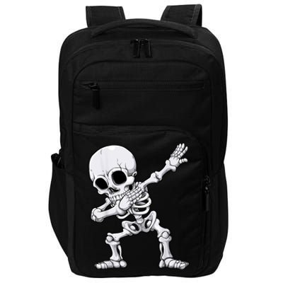 Halloween Dabbing Skeleton Skull Rib Cage Dab Dance Impact Tech Backpack