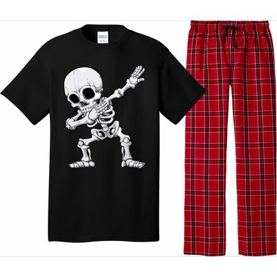 Halloween Dabbing Skeleton Skull Rib Cage Dab Dance Pajama Set