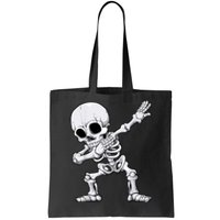 Halloween Dabbing Skeleton Skull Rib Cage Dab Dance Tote Bag