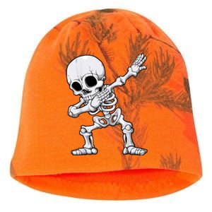 Halloween Dabbing Skeleton Skull Rib Cage Dab Dance Kati - Camo Knit Beanie