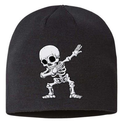 Halloween Dabbing Skeleton Skull Rib Cage Dab Dance Sustainable Beanie