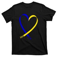 Heart Down Syndrome Awareness Gift T-Shirt