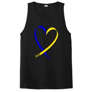 Heart Down Syndrome Awareness Gift PosiCharge Competitor Tank