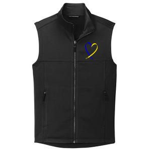 Heart Down Syndrome Awareness Gift Collective Smooth Fleece Vest