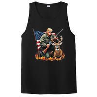 Hunting Deer Season Vintage Trump Usa Flag Camouflage PosiCharge Competitor Tank