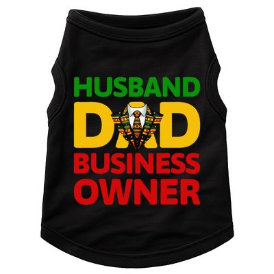 Husband Dad Small Business Owner African American Ceo Doggie Tank