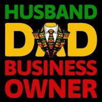 Husband Dad Small Business Owner African American Ceo Drawstring Bag