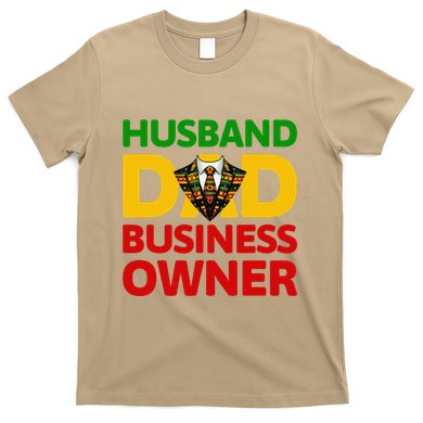 Husband Dad Small Business Owner African American Ceo T-Shirt