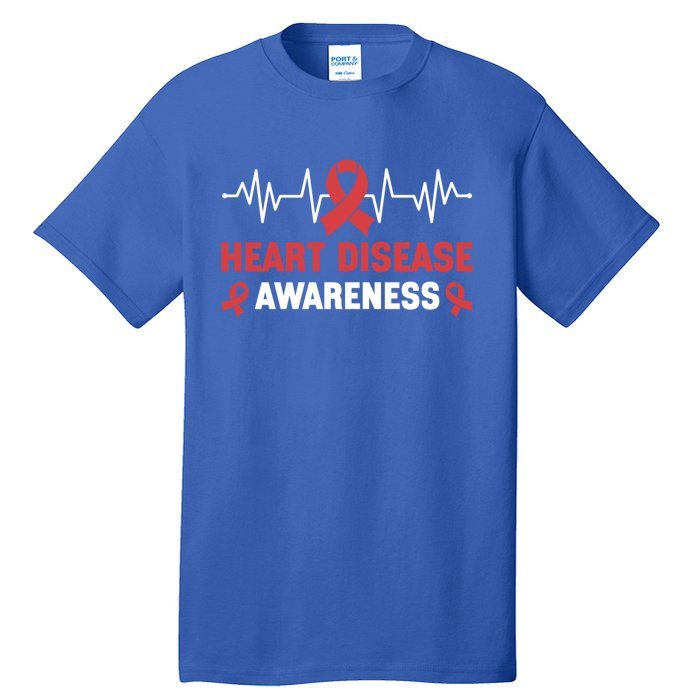 Heart Disease Support Heart Disease Awareness Cute Gift Tall T-Shirt