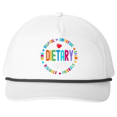 Healthcare Dietitian Squad Appreciation Week Snapback Five-Panel Rope Hat