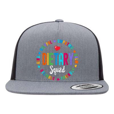 Healthcare Dietitian Squad Appreciation Week Flat Bill Trucker Hat