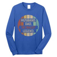 Husband Dad Ski Ballet Legend Vintage Funny Gift Long Sleeve Shirt