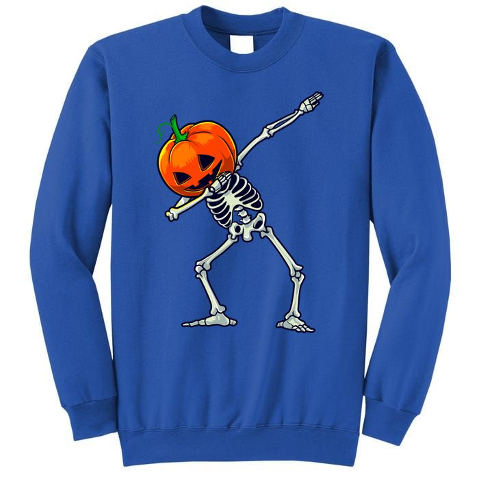 Halloween Dabbing Skeleton Scary Pumpkin Jack O Lantern Great Gift Sweatshirt