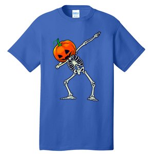 Halloween Dabbing Skeleton Scary Pumpkin Jack O Lantern Great Gift Tall T-Shirt