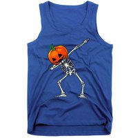 Halloween Dabbing Skeleton Scary Pumpkin Jack O Lantern Great Gift Tank Top