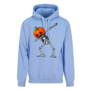 Halloween Dabbing Skeleton Scary Pumpkin Jack O Lantern Great Gift Unisex Surf Hoodie