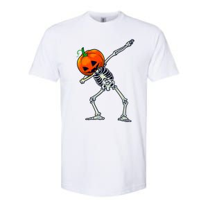 Halloween Dabbing Skeleton Scary Pumpkin Jack O Lantern Great Gift Softstyle CVC T-Shirt