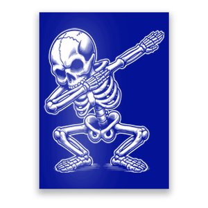 Halloween Dabbing Skeleton Skull Dab Dance Gift Poster