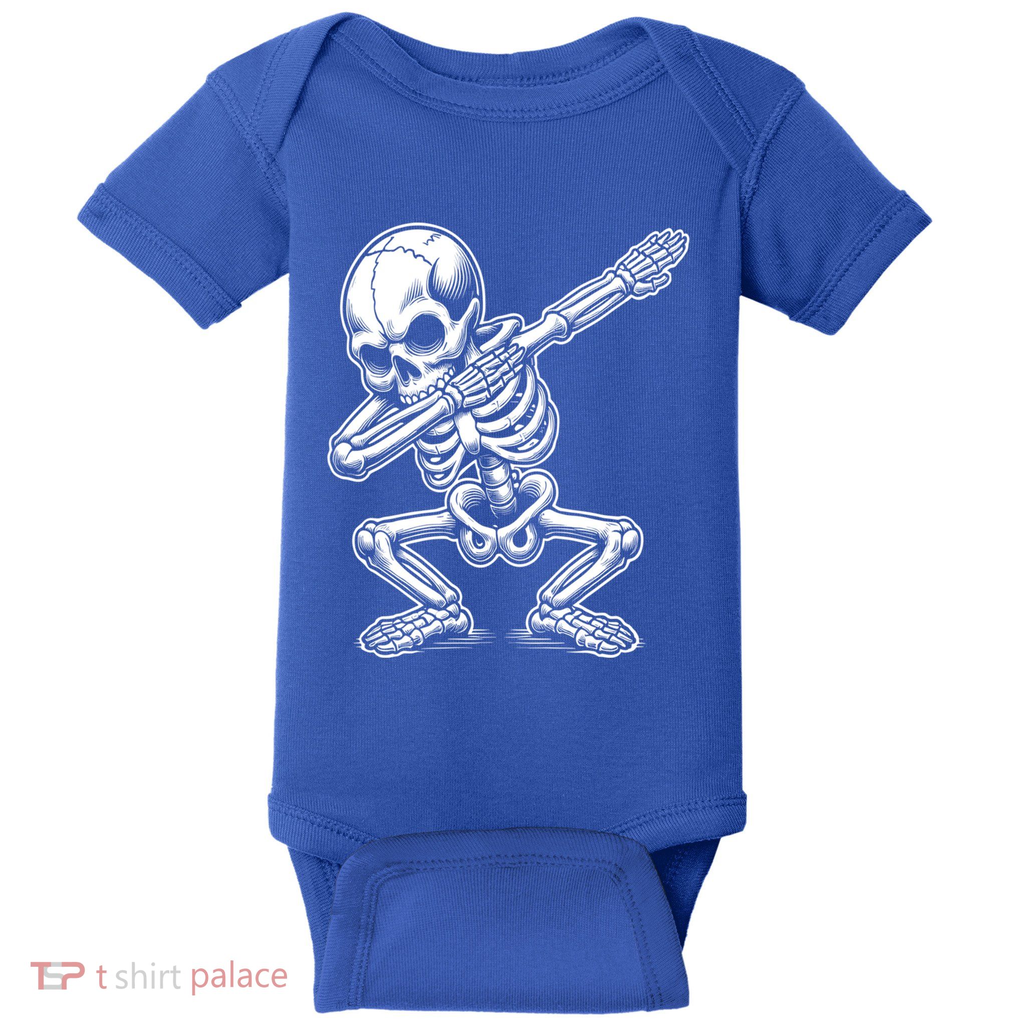 Halloween Dabbing Skeleton Skull Dab Dance Gift Baby Bodysuit