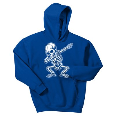 Halloween Dabbing Skeleton Skull Dab Dance Gift Kids Hoodie