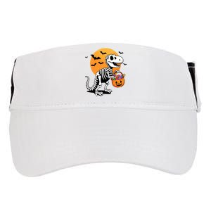 Halloween Dinosaur Skeleton T Rex Scary Pumpkin Moon De Adult Drive Performance Visor