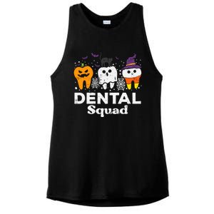 Halloween Dental Squad Teeth Funny Costume Dentist Great Gift Ladies PosiCharge Tri-Blend Wicking Tank